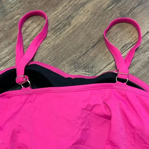 NWT Women’s Fit 4 U Two Piece Swim Suit 24W - Picture 5 of 9